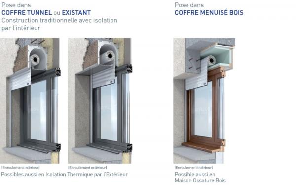 VOLETS MVM Menuisier Rhône- Solaire / Electrique ou manuel