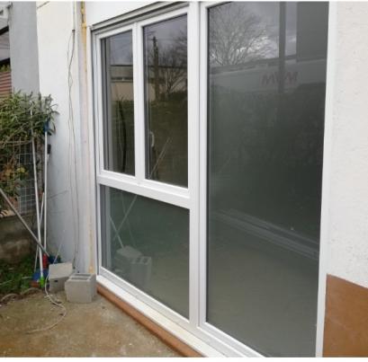 Rénovation d'un pavillon en gamme Thermique et  vitrage dépoli - MEYZIEU