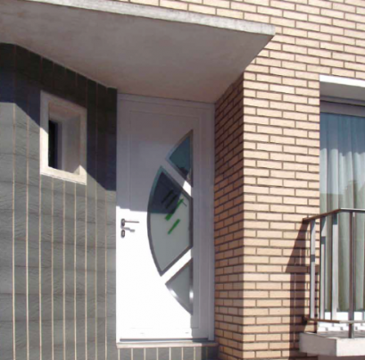 Porte d'entrée à isolation thermique et  vitrage anti-effraction- ST FOY LES LYON