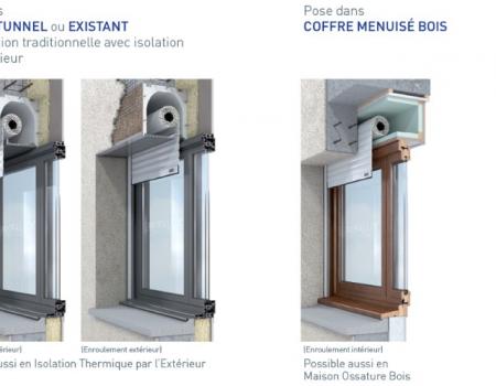 VOLETS MVM Menuisier Rhône- Solaire / Electrique ou manuel
