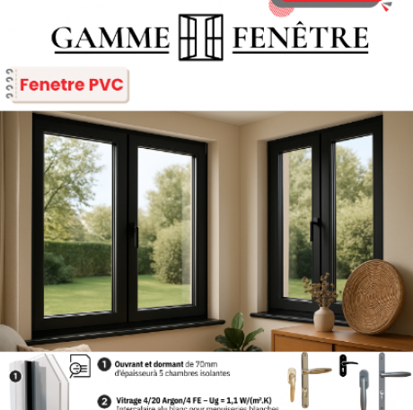 Fenêtres PVC, Aluminium et Bois sur mesure à Lyon - Installation menuiserie 