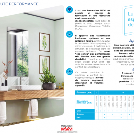 LE MIROIR haute performance - MVM menuisier Lyon Rhône