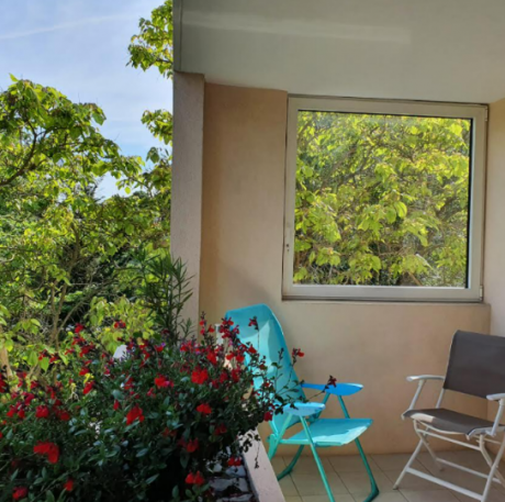FERMETURE DE TERRASSE DE BALCON - GAMME ALUMINIUM BICOLORATION LYON 9