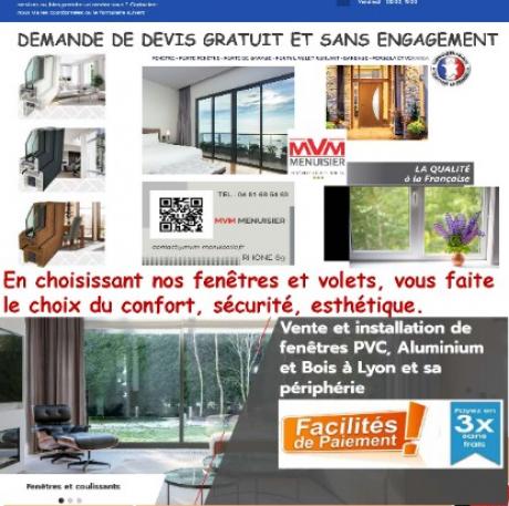 DEMANDE DE DEVIS EXCLUSIVEMENT SUR NOTRE PLATEFORME WEB : https://www.mvm-menuiserie.com/