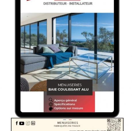 Bientôt disponible! Le catalogue baie coulissante aluminium  - MVM menuisier Lyon Rhône