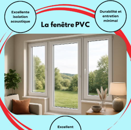 La fenêtre PVC - MVM menuisier Lyon Rhône