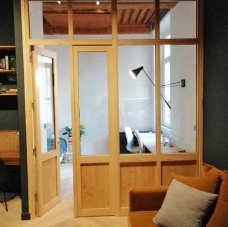 La Verrière Bois un Design exceptionnel pour une cloison de pièce intérieur - LYON La Verrière Bois un Design exceptionnel pour une cloison de pièce intérieur - LYON