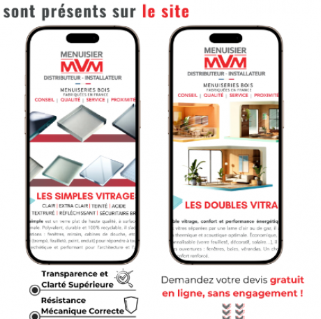Les Catalogues SIMPLE/DOUBLE VITRAGE sont présents sur le site - MVM menuisier Lyon Rhône