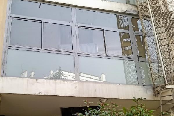  MENUISERIE COULISSANTE ALUMINIUM GAMME - TERRASSE DE 2 APPARTEMENTS LYON 