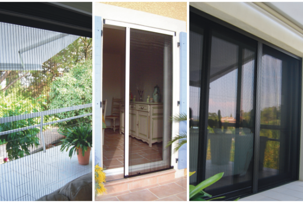 Moustiquaire coulissante en Aluminium pour porte fenêtre & coulissant