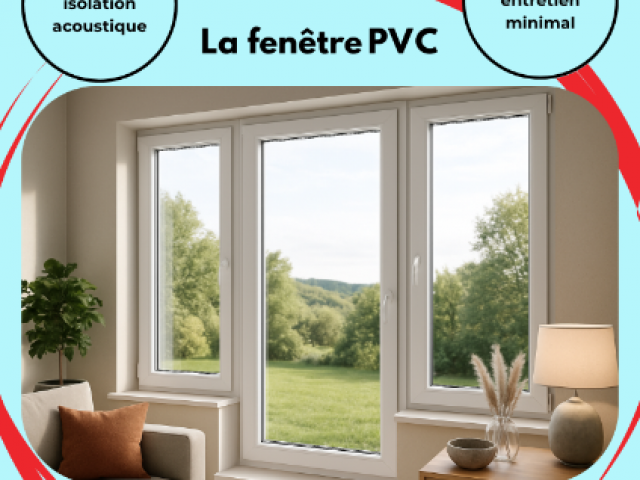 La fenêtre PVC - MVM menuisier Lyon Rhône